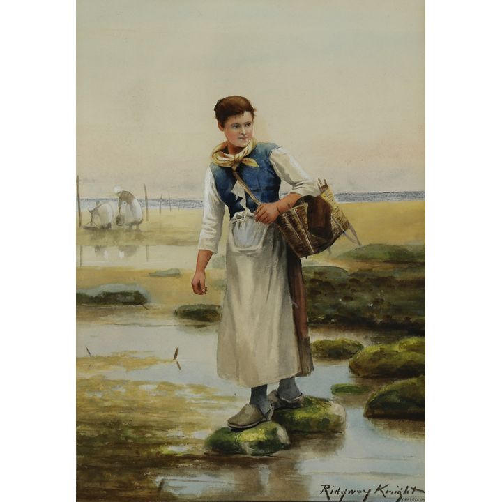 Watercolor, Daniel Ridgeway Knight