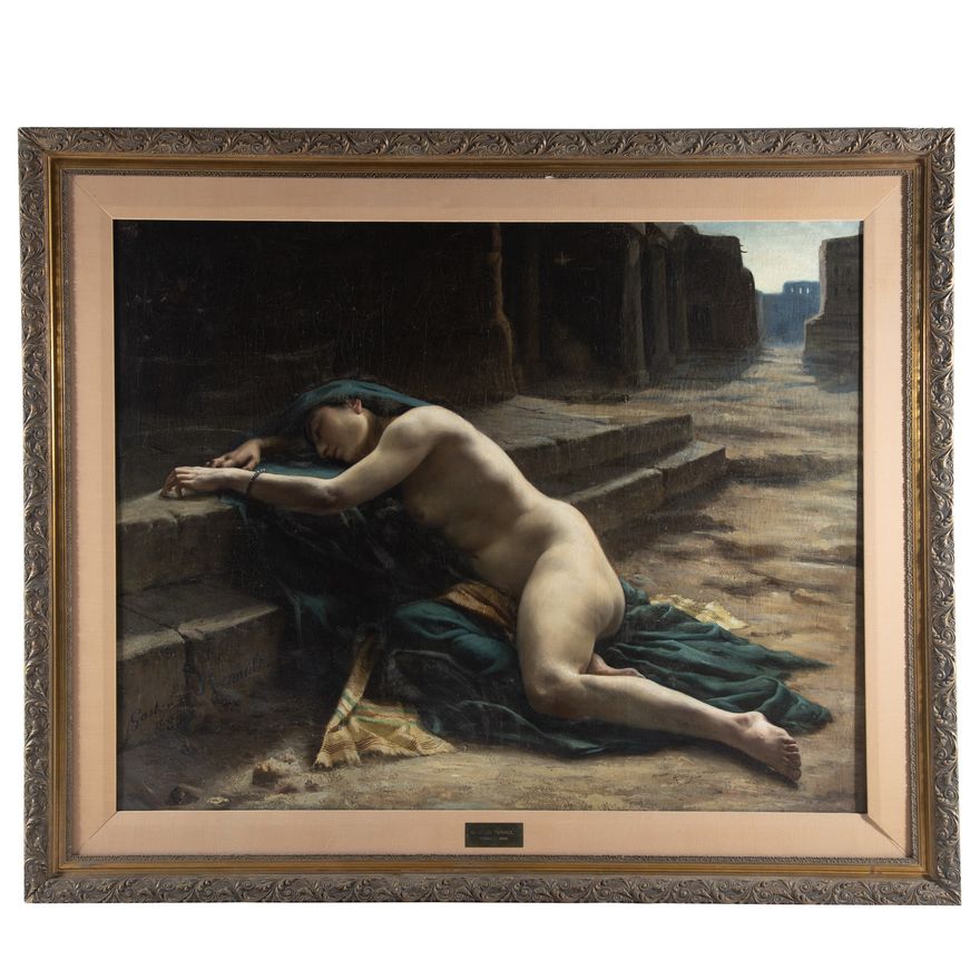Gaston Renault. Exhausted Maiden, oil