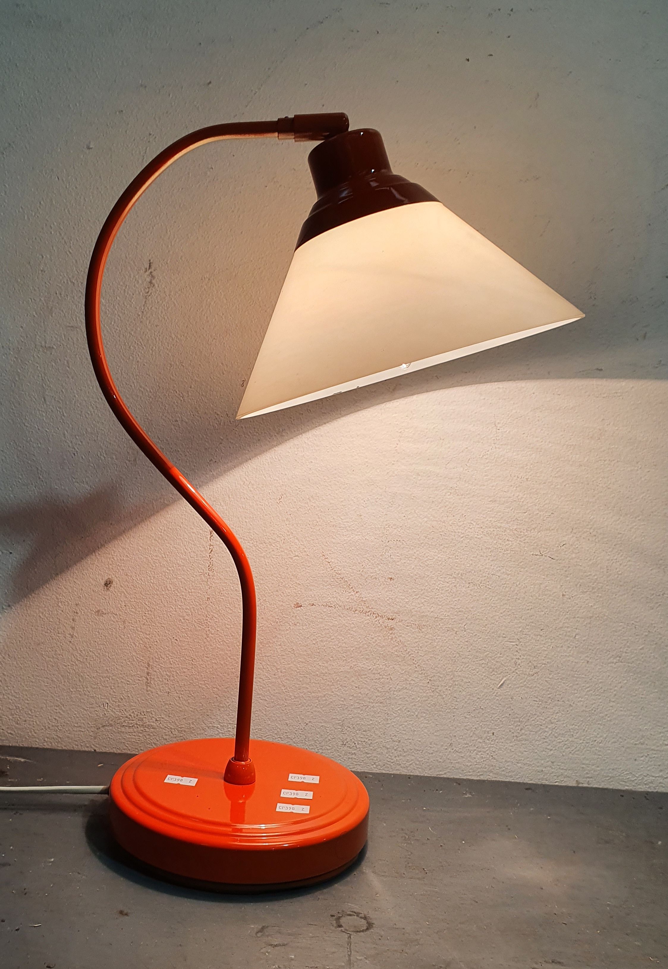 An Orange Table Lamp