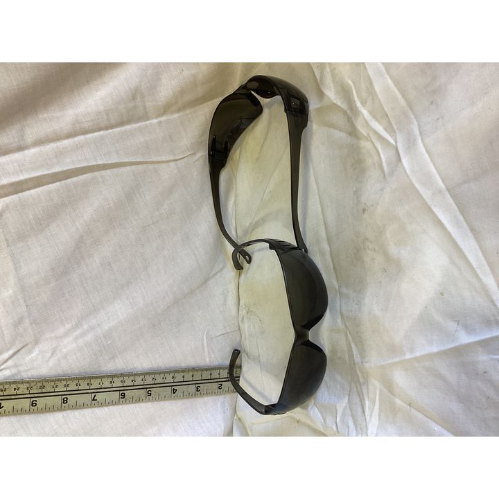 (2) HDX Safety Glasses- Tented Lens (Black)
