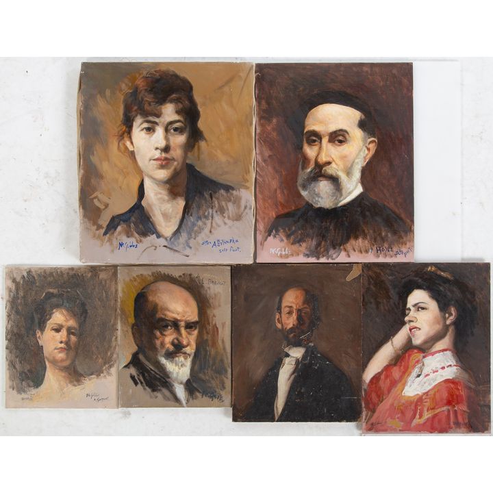 Nathaniel K. Gibbs. Six Copies of Famous Works