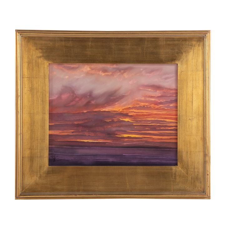 Sallie Ritter. "Magic Hour," Oil on Masonite