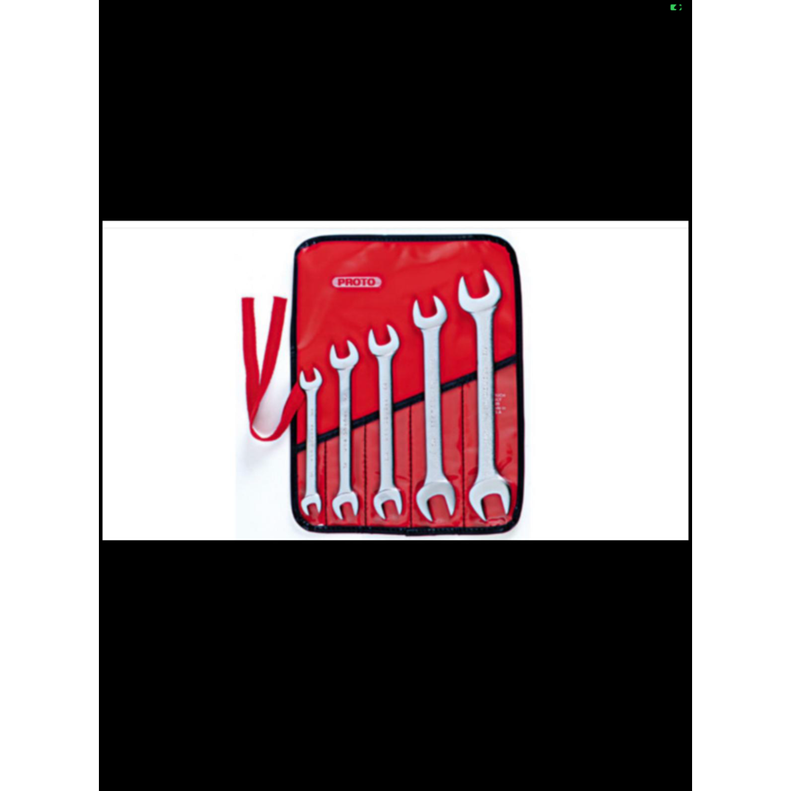 Proto J3000N 5pc Open End Wrench Set