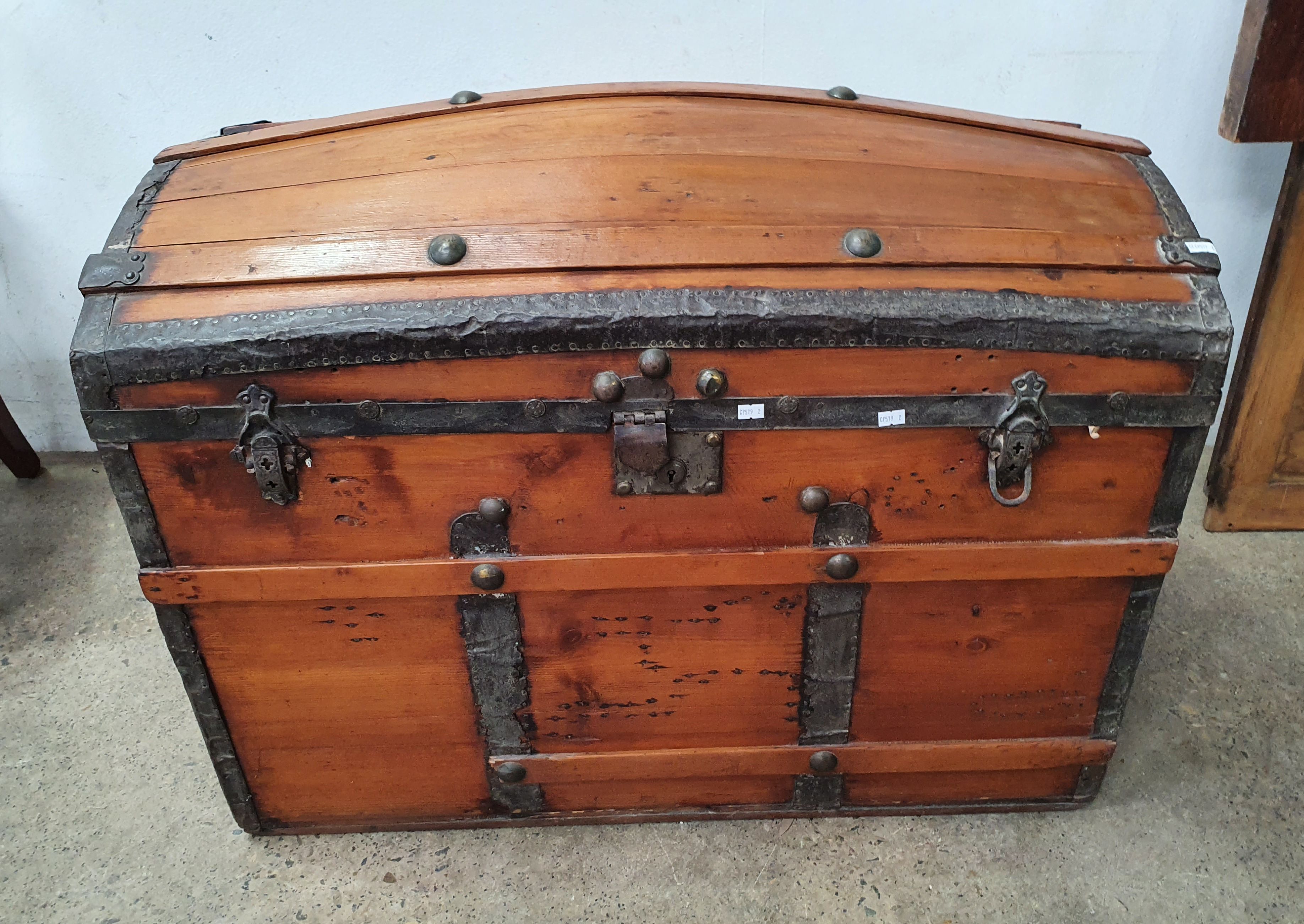 A Large Wooden Trunk