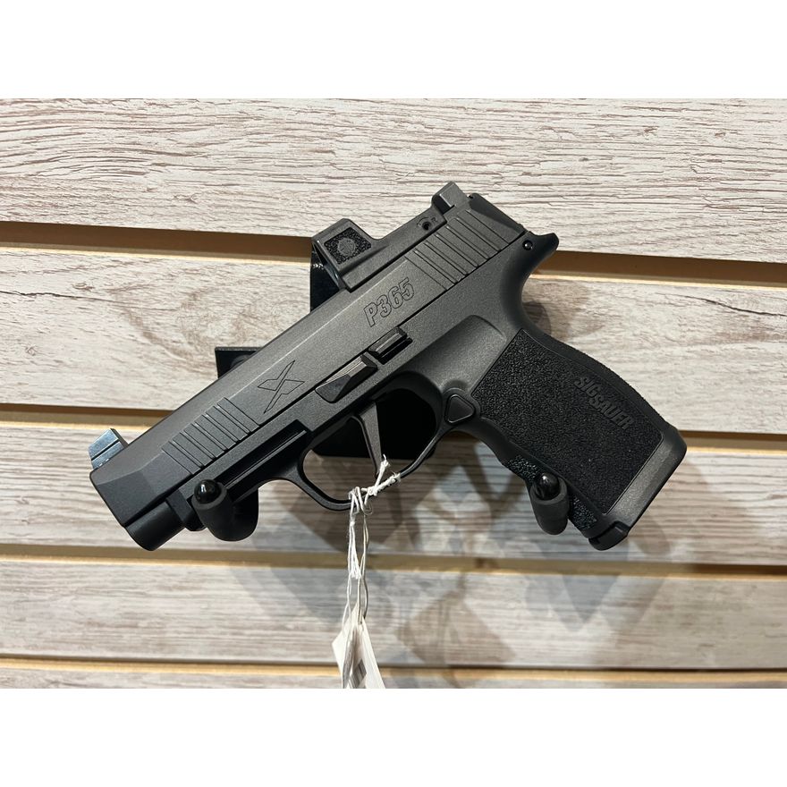 Sig Sauer P365X 9mm Semi-Automatic Pistol w/ 2-12rd Magazines and Red Dot Scope