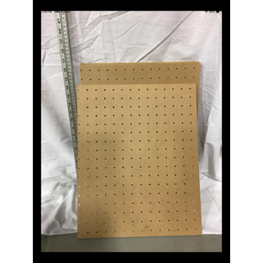 BUYING (6) 15'' x 18'' Pegboard Sheets