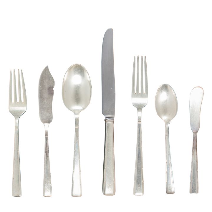 An Easterling sterling flatware service [6 Total]