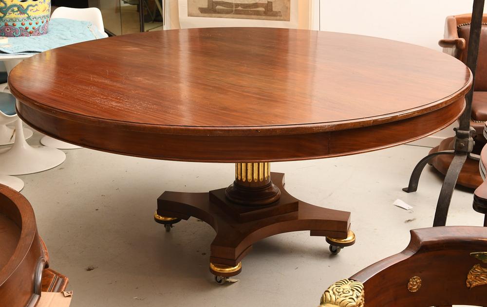 Manheim Weitz 6 Foot Round Dining Table, 6 Foot Circle Dining Table