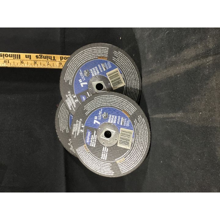 Buying (3) Norton Cut-Off Blade Metal 7"