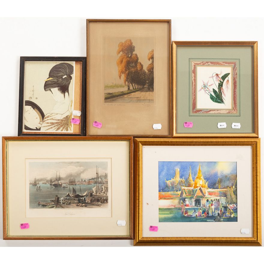 Five Framed Works