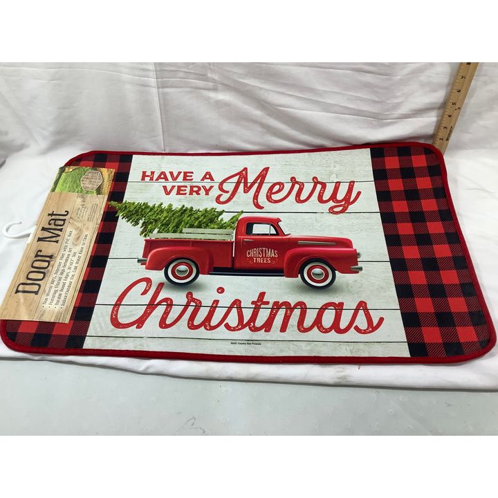 Country Side Have a Very Merry Christmas 30x18'' Door Mat
