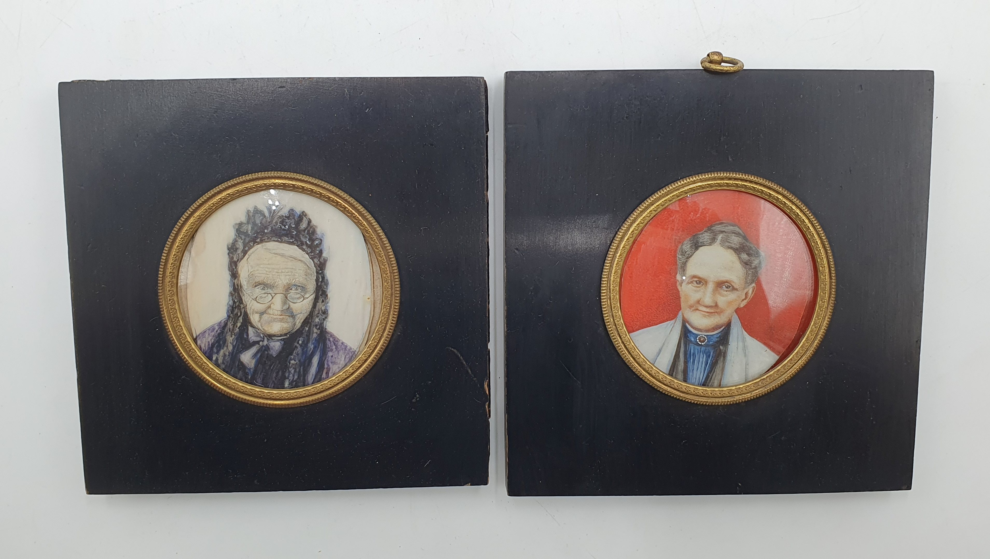 Two Continental Portrait Miniatures