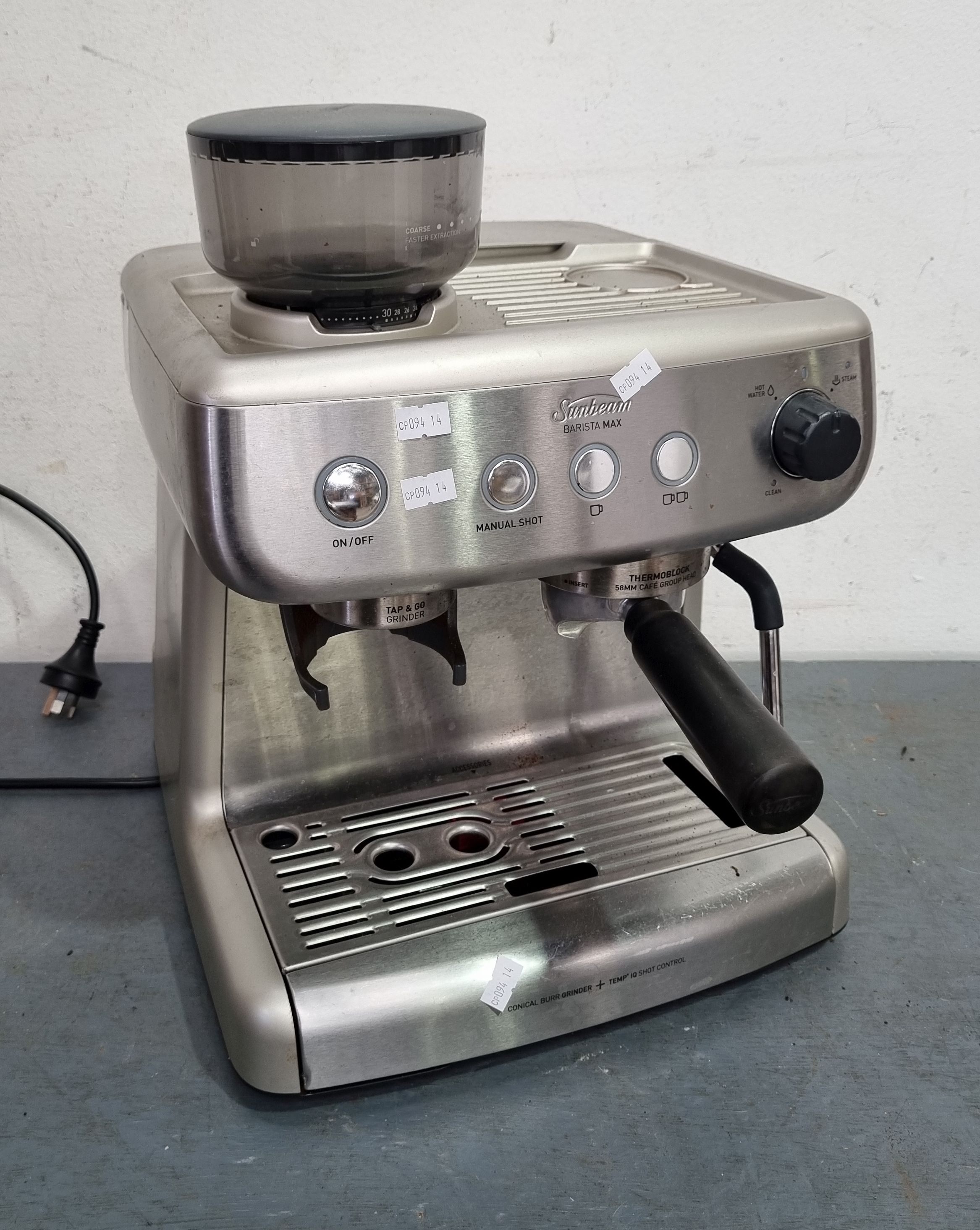A Sunbeam Coffee Machine