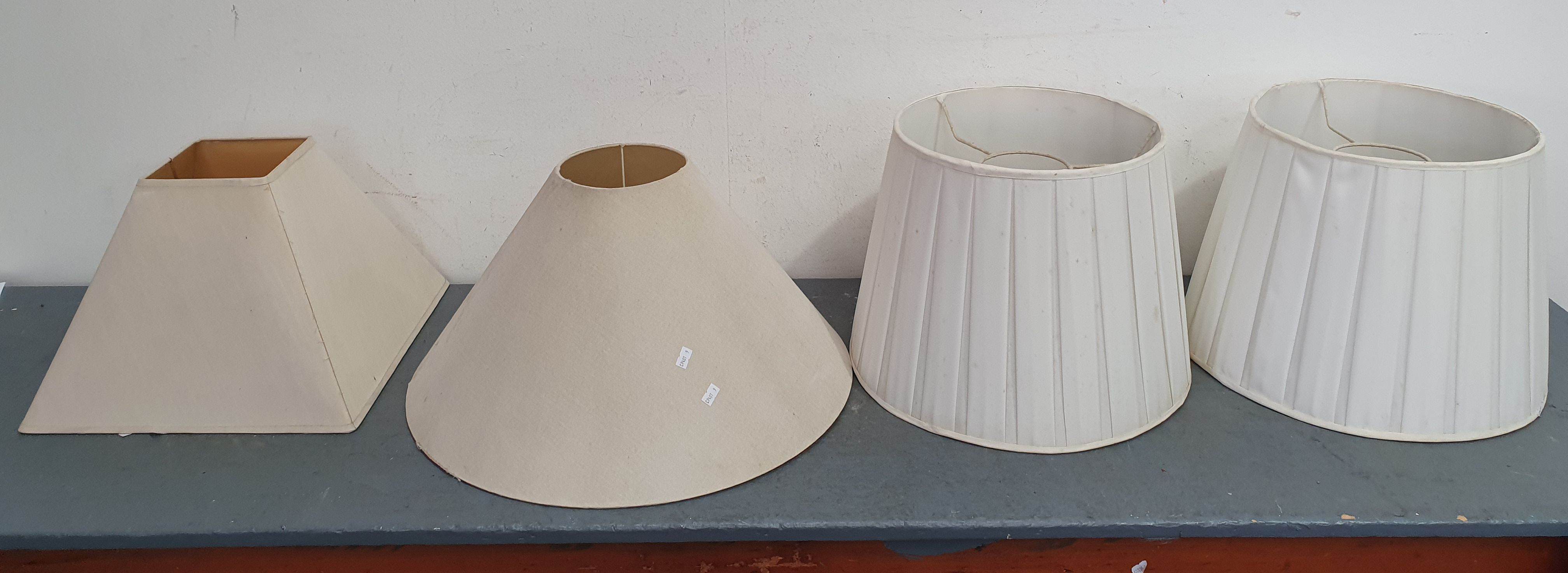1356 · FOUR LAMPSHADES