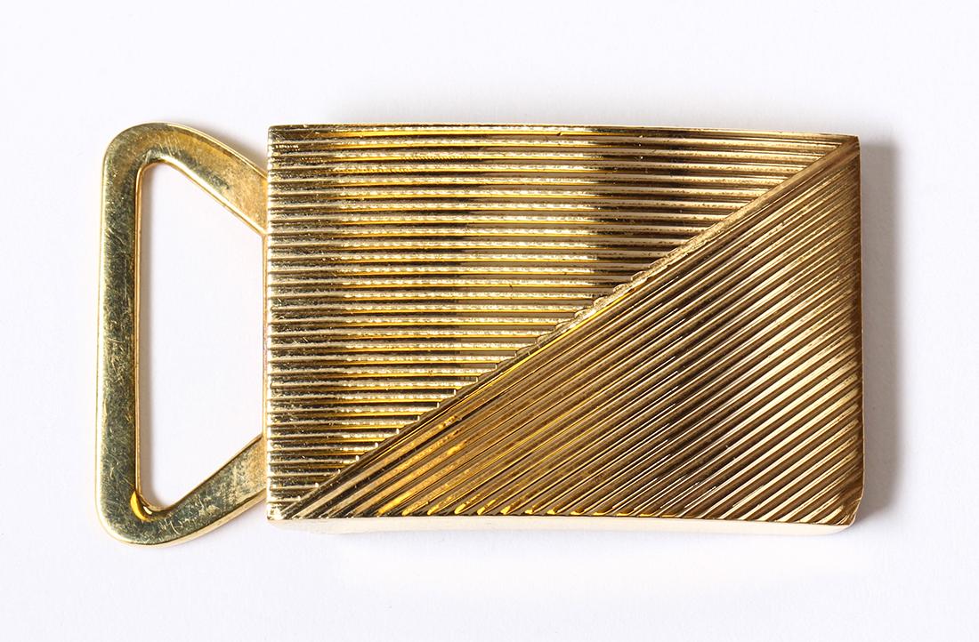 Tiffany & Co. 14k yellow gold belt buckle