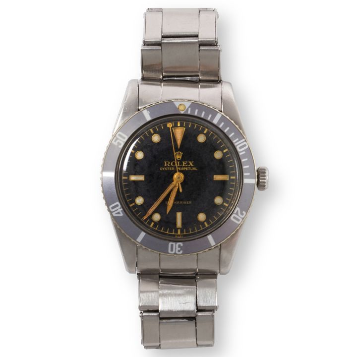 An early Rolex small crown Submariner wristwatch, ref 6205
