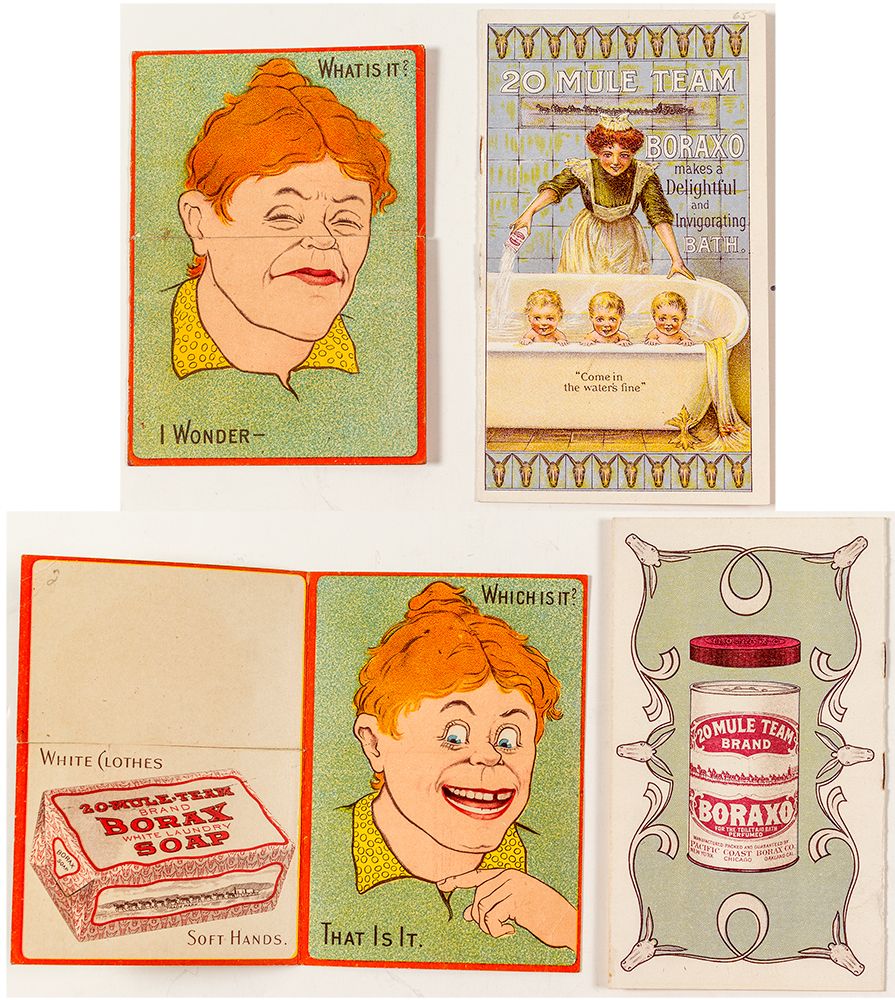 rare advertising booklets for pacific coast borax products lofty