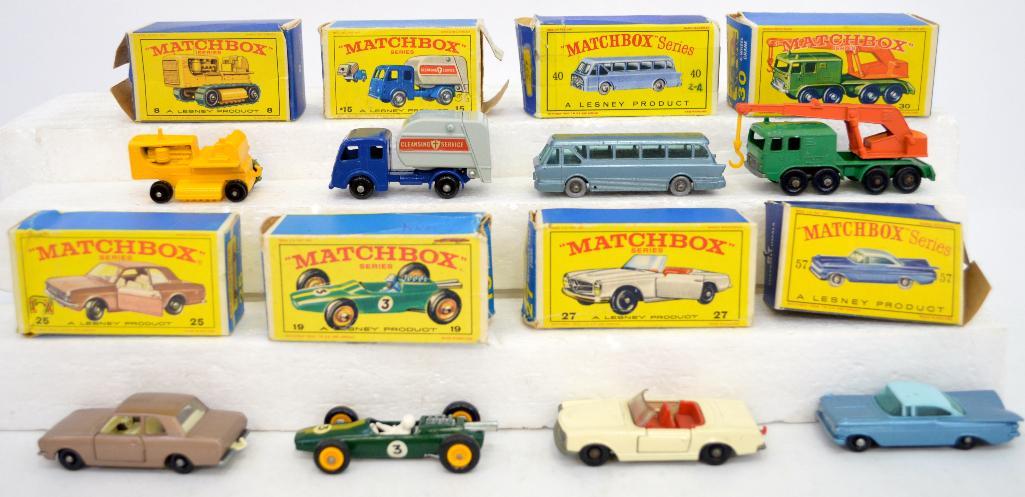 Vintage Matchbox Vehicles In Original Boxes 