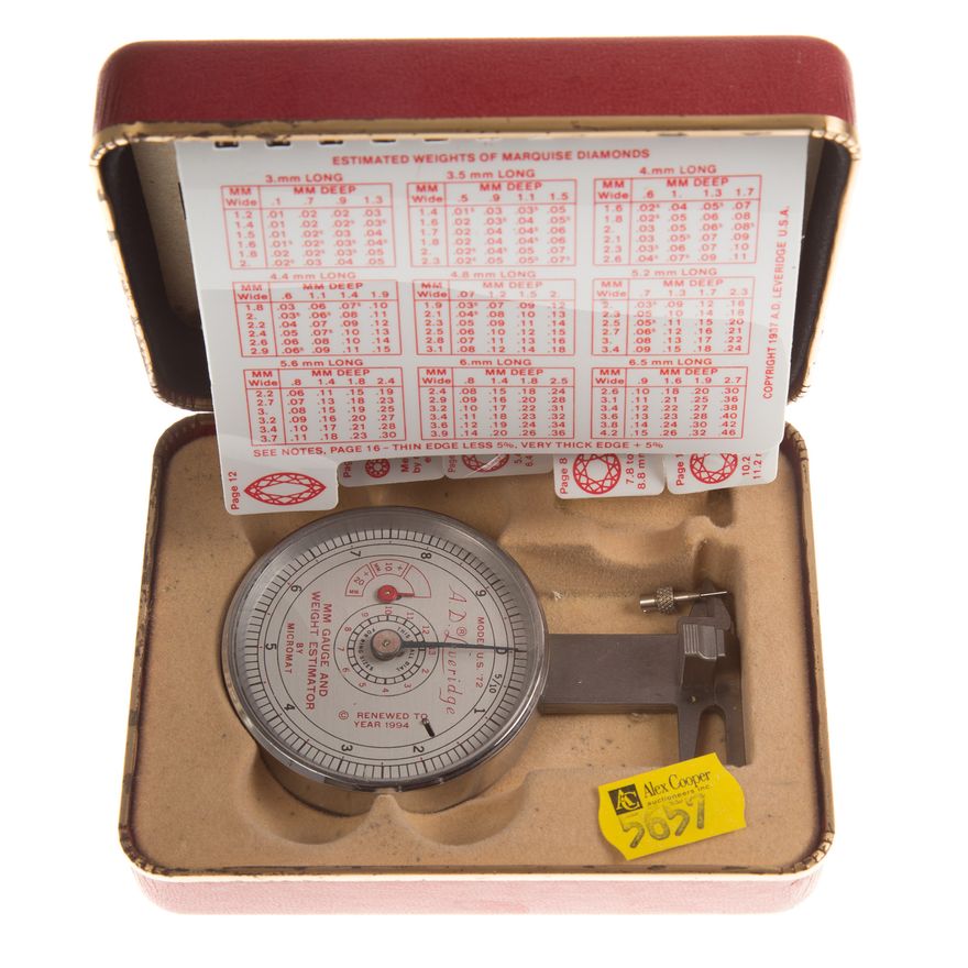 A. D. Leveredge Diamond Gauge in Case