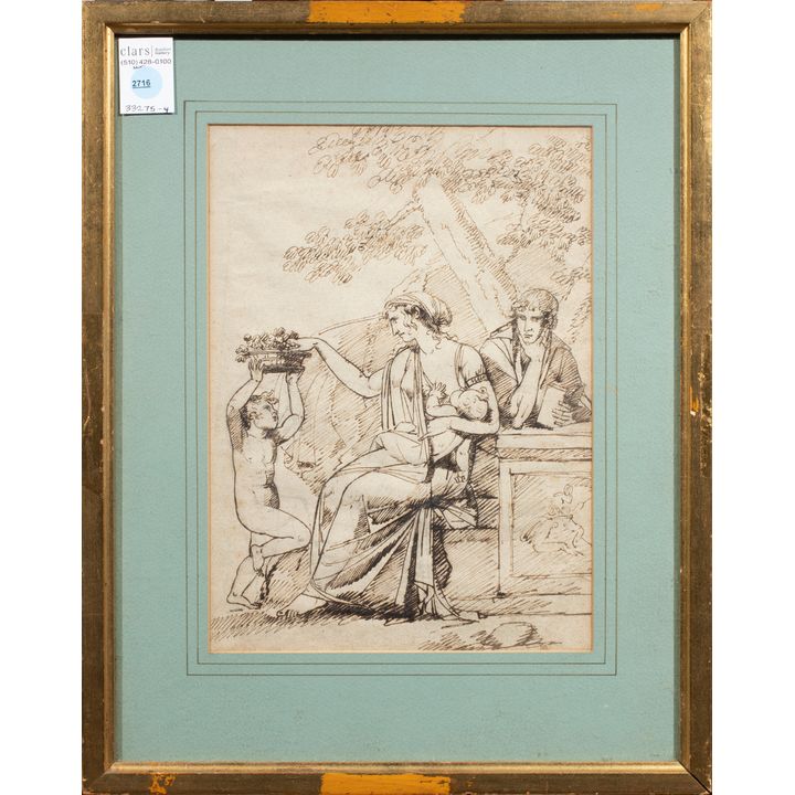 Work on Paper, Attributed to Jean Baptiste Mallet