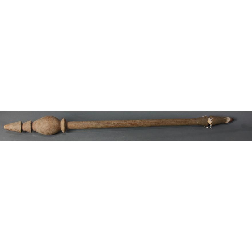 Oceanic pole club executed in grey and dry | Clars Auction Gallery