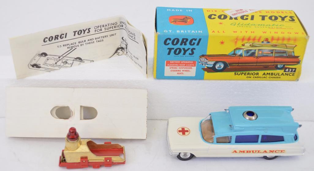 corgi toys superior ambulance on cadillac chassis
