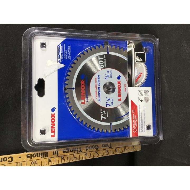 Lenox Aluminum Metal Cutting Saw Blade 7 1/4" 184mm 60T