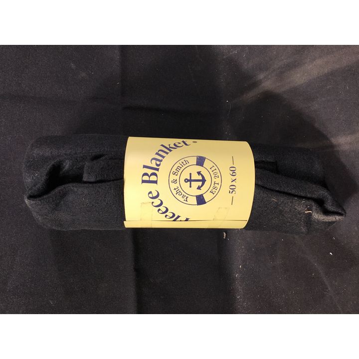 Yacht &Smith Fleece Blanket 50"x60" (Black)