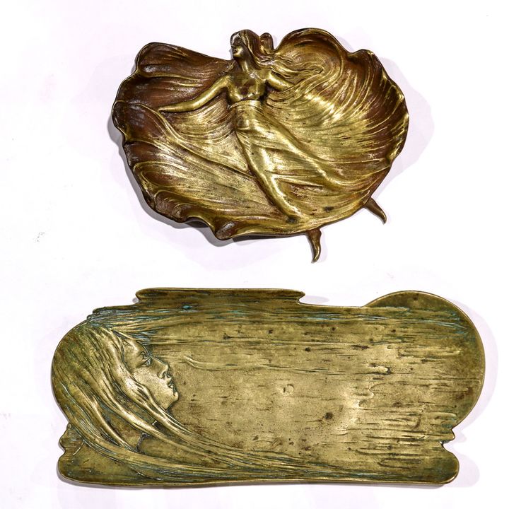 Art Nouveau bronze group