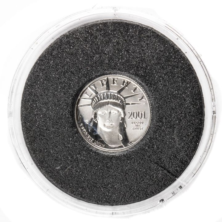 2001 $10 USA Platinum 1/10 ozt Eagle