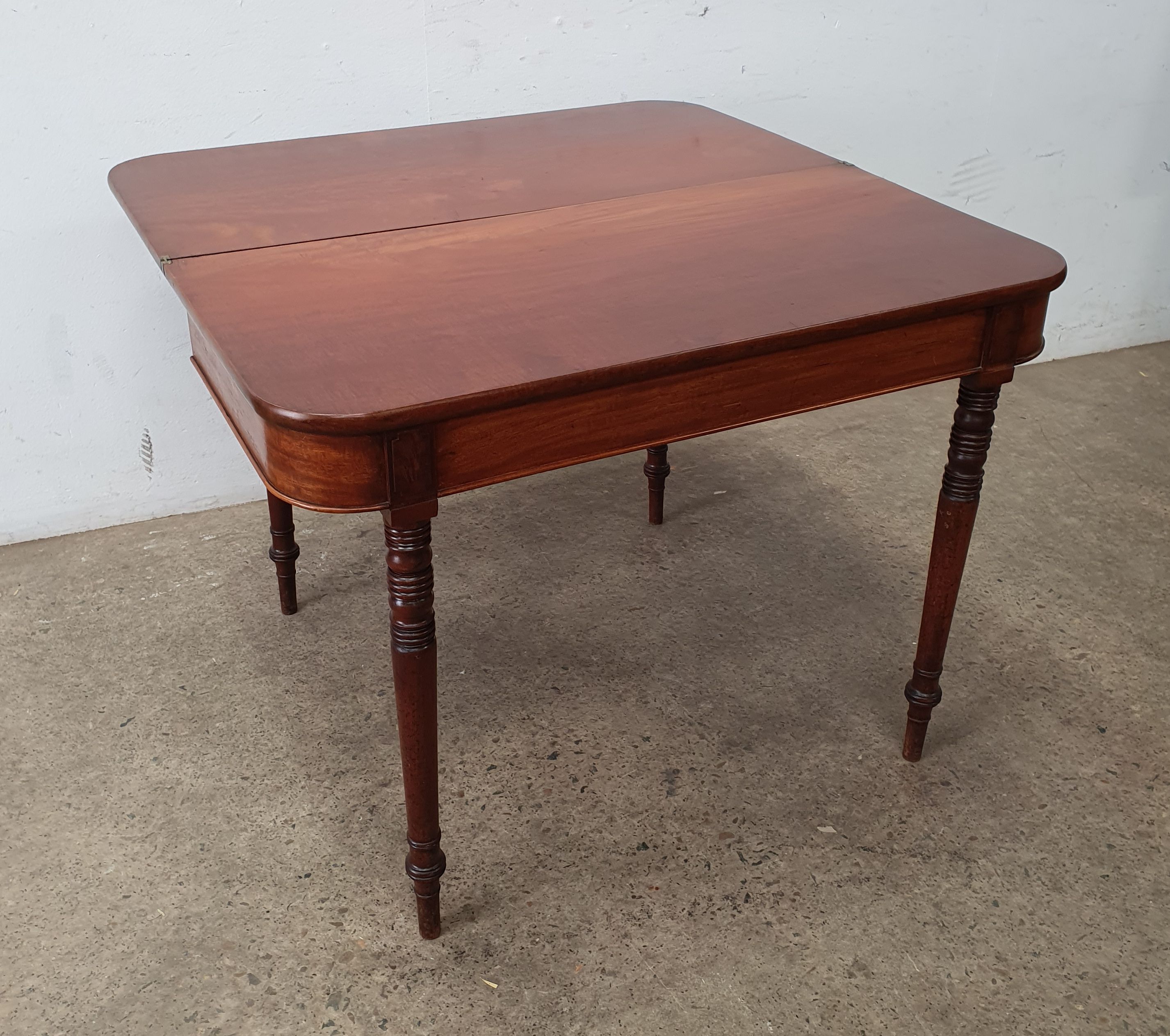 A Victorian Mahogany Card Table