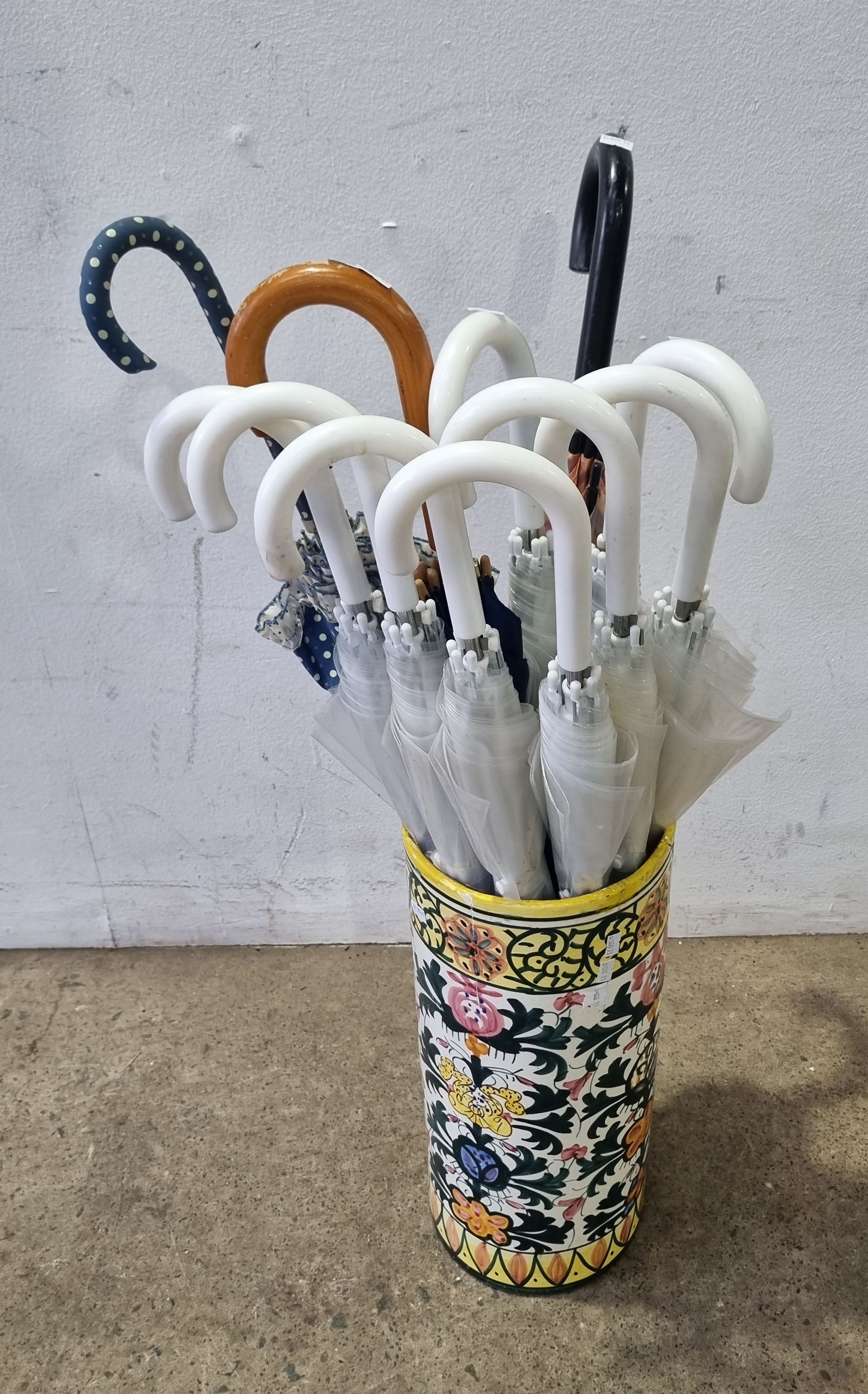 A Group Of Umbrellas