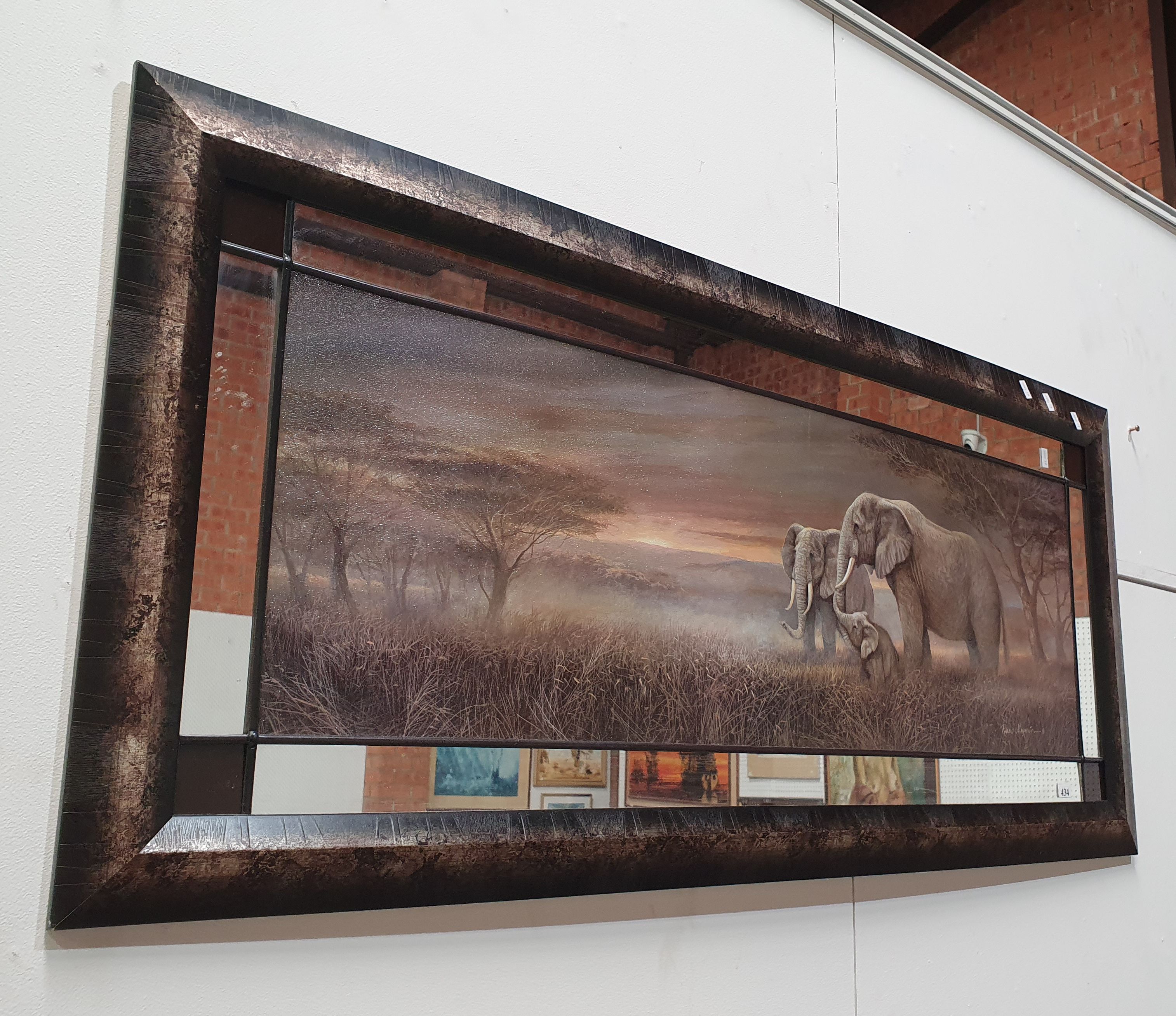 434 · AN ELEPHANT THEMED MIRROR