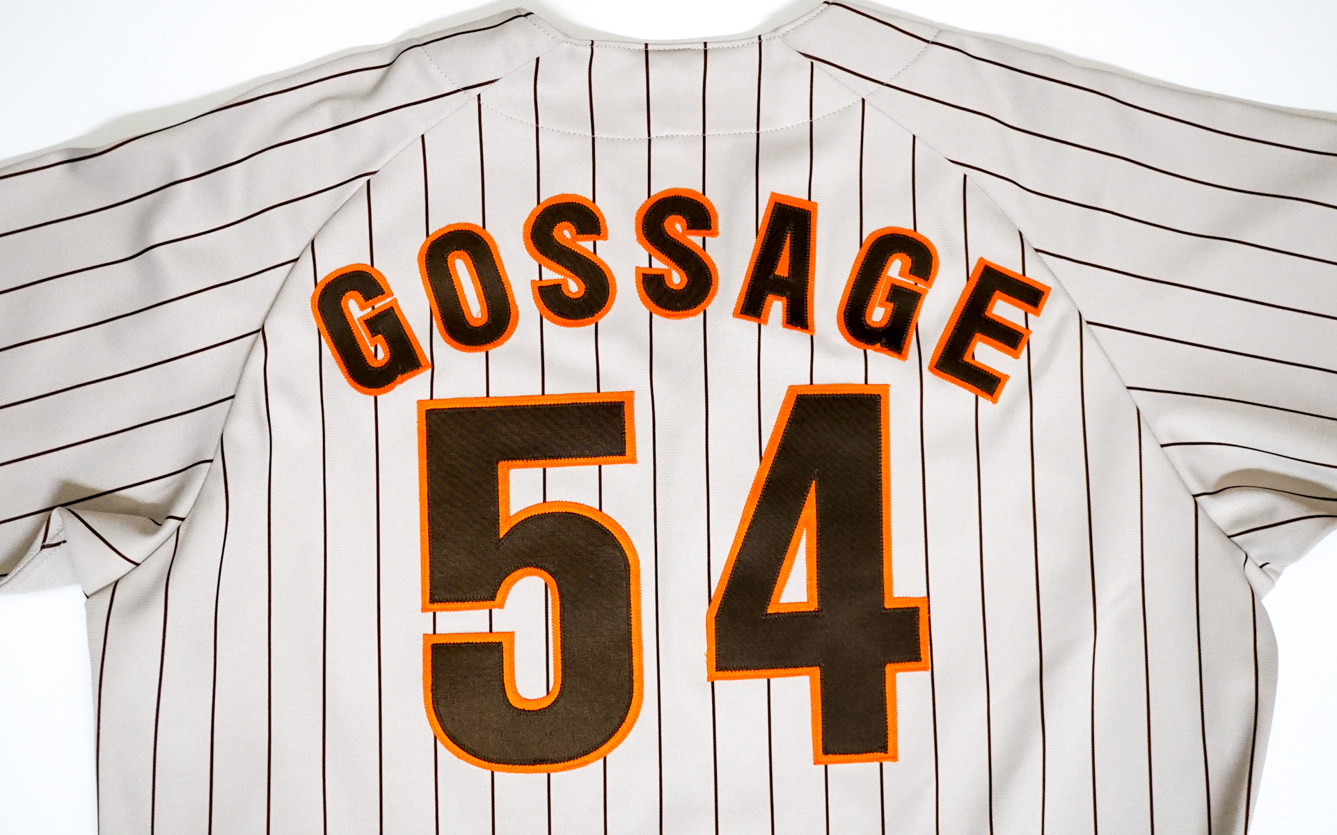 Sold at Auction: 1987 Goose Gossage Padres Game Used Jersey