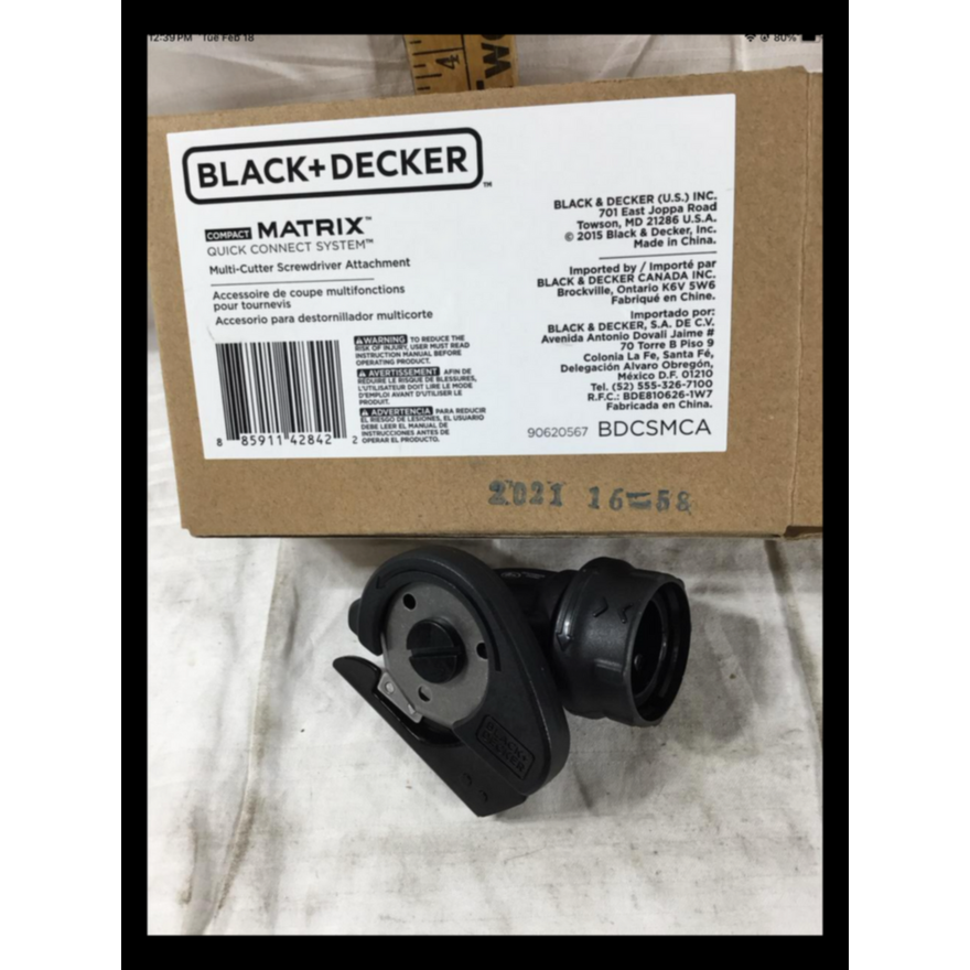 Black + Decker Matrix Multi Cutter Screwdriver Attachment