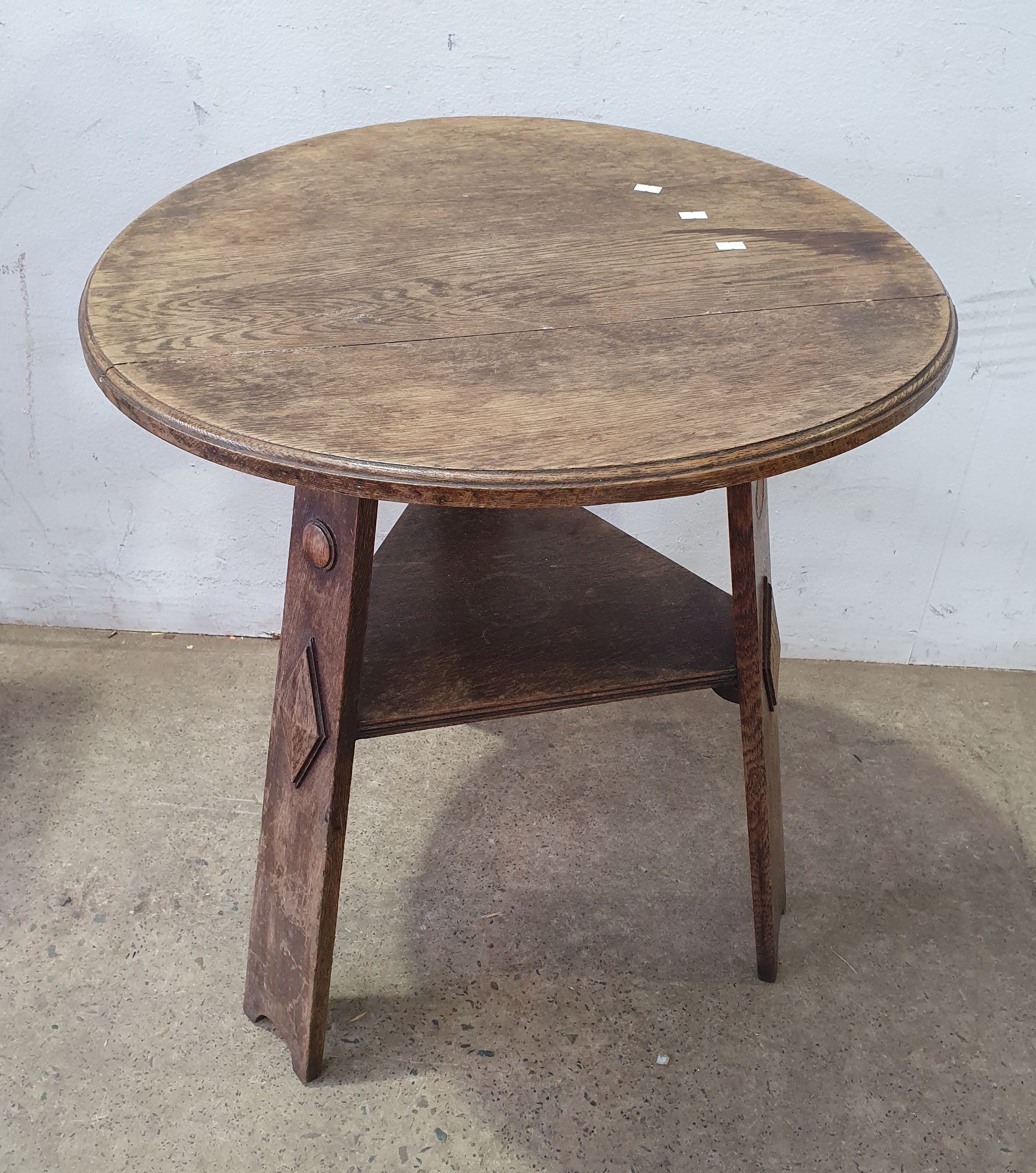 An Oak Side Table