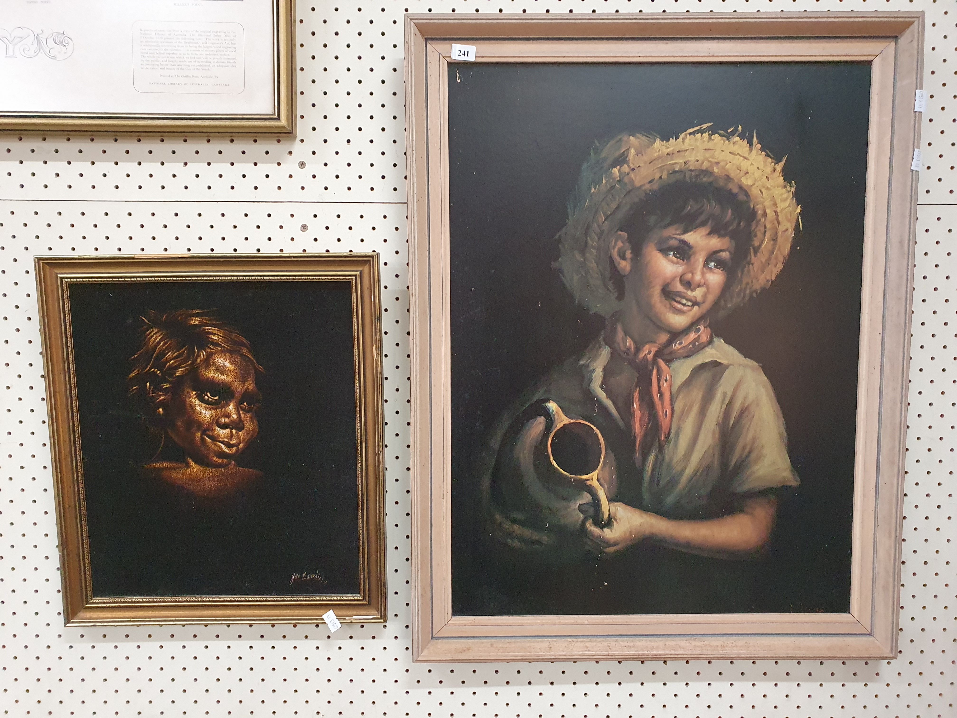 241 · TWO RETRO PORTRAITS