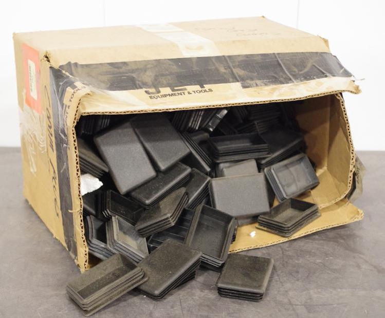 [~80] Black Plastic Tube Caps | Bid Venues