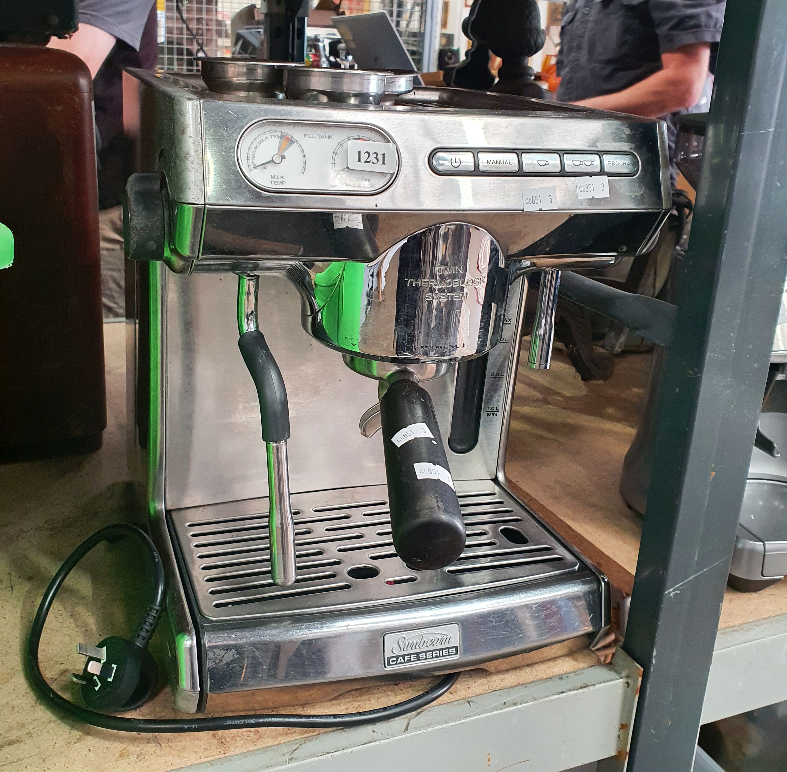 1231 · A SUNBEAM COFFEE MACHINE
