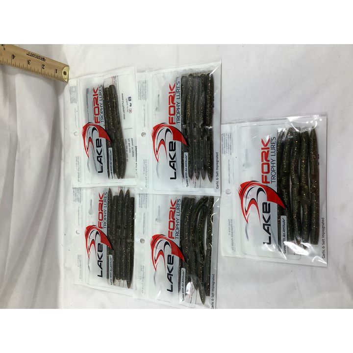 Buying 5pks of 6 Lake Fork Garlic & Salt Trophy Lures