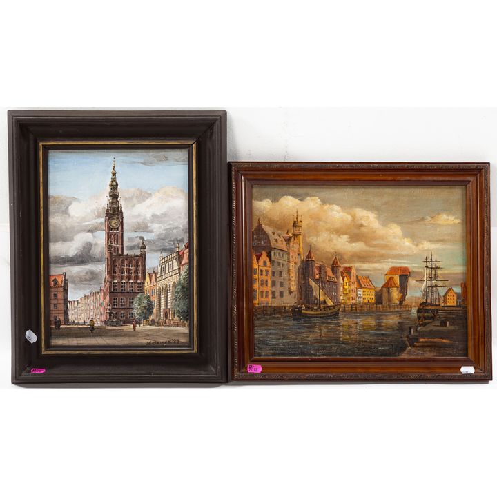 Aleksandra K. Nowak. Two Framed Oils