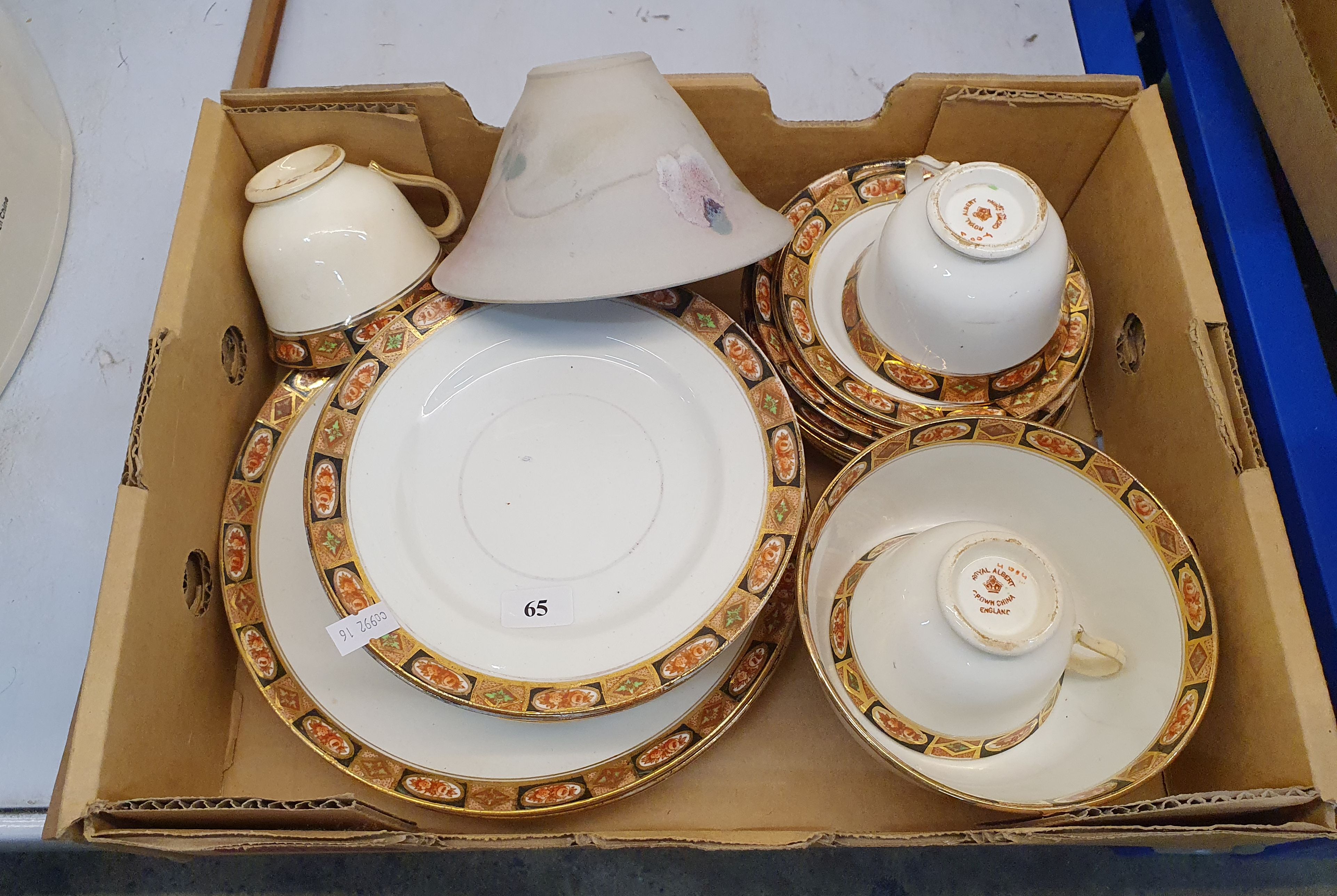 A BOX OF ROYAL ALBERT CHINA