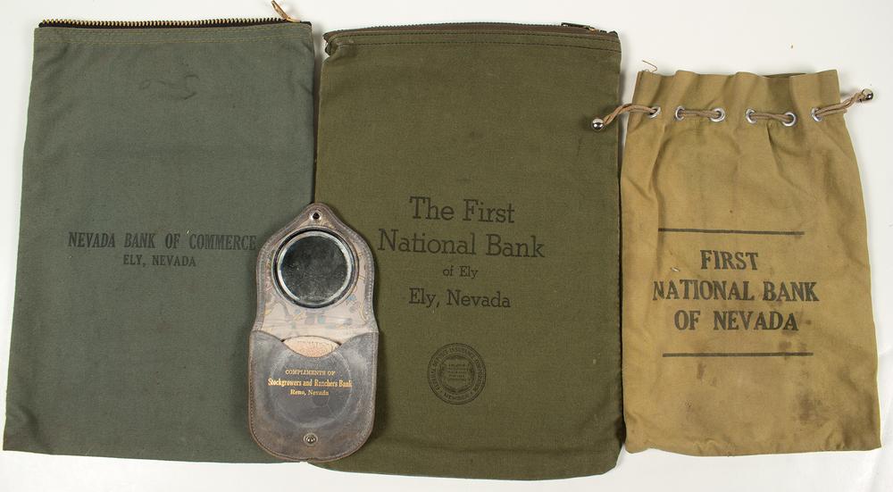 Vintage Cloth Nevada Bank Money Bags Lofty Marketplace