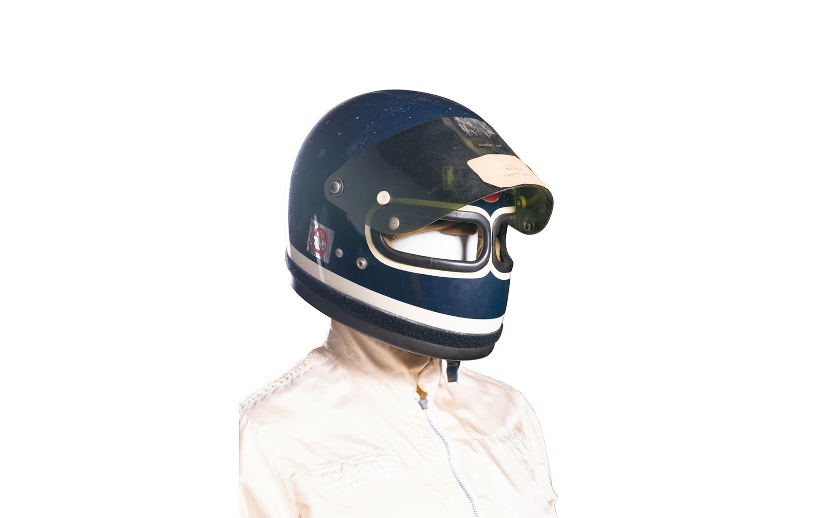 Bell Star XF-GP Twin Window Racing Helmet Worn by Jacky Ickx 