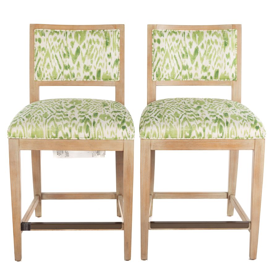 A Pair of Century Furniture Counter Stools