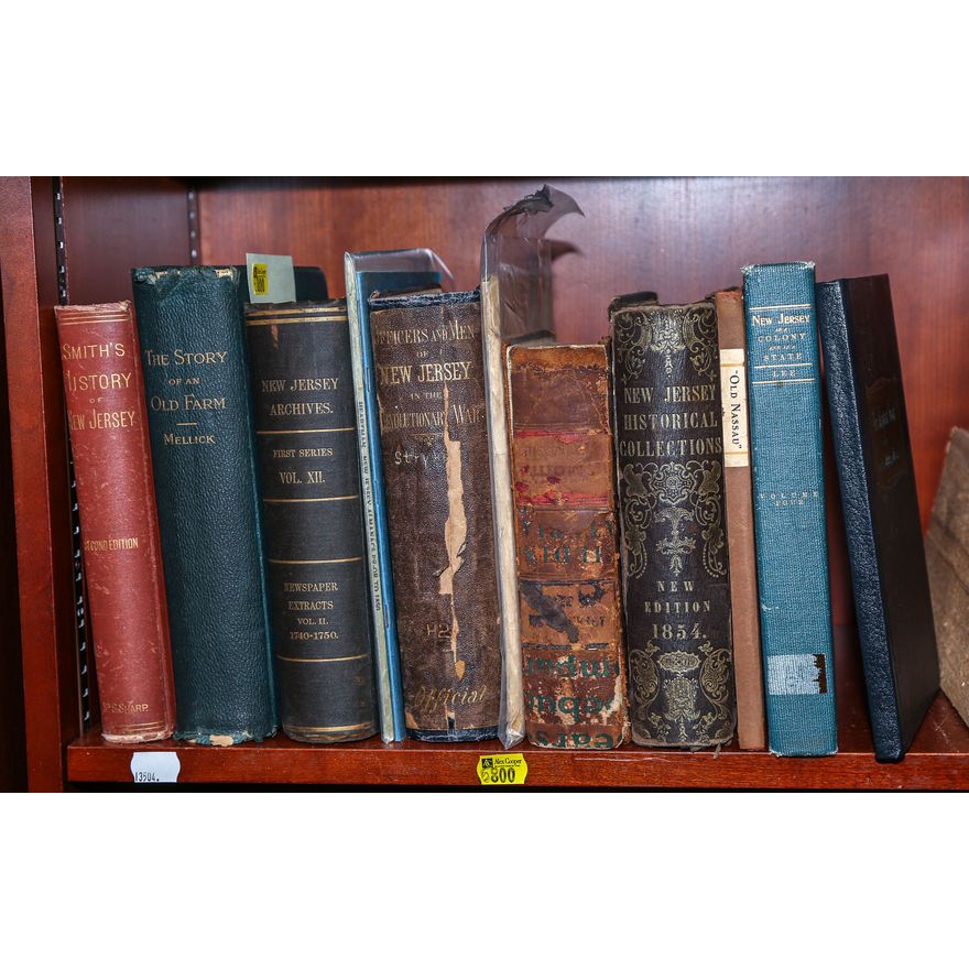 A Selection of Books on New Jersey History