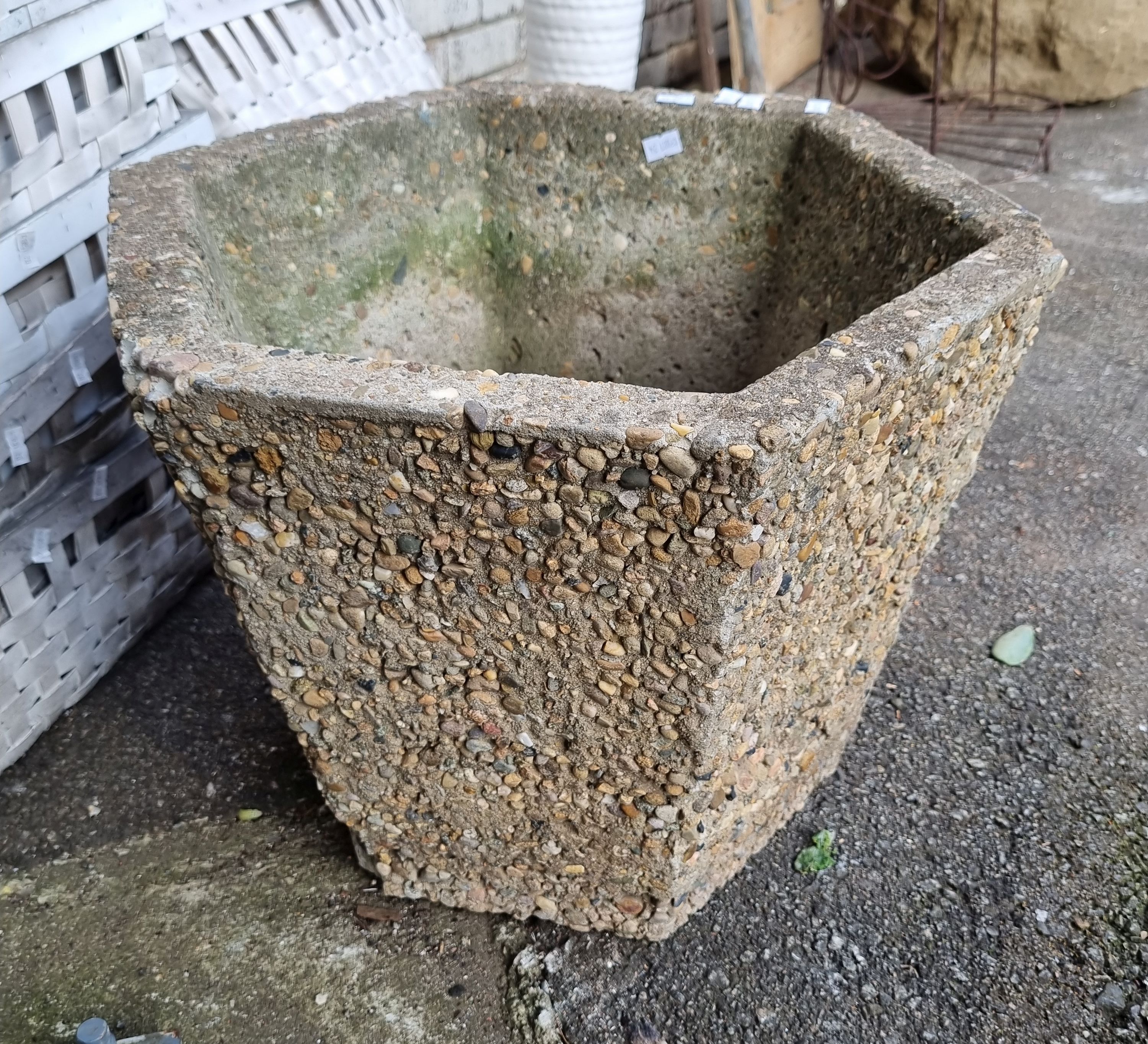 A Retro Hexagon Flower Pot