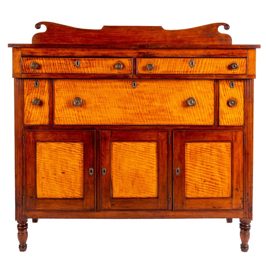 Federal Tiger Maple Sideboard