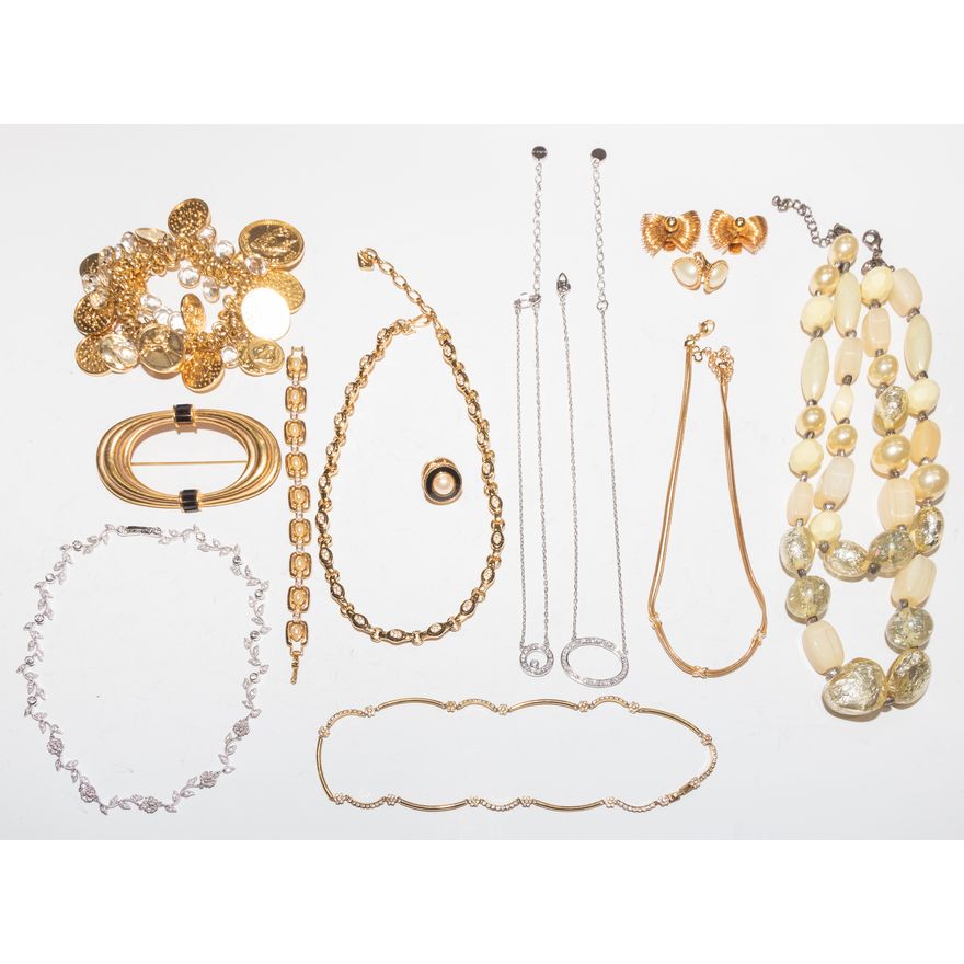 An Assortment of Marked Costume Jewelry
