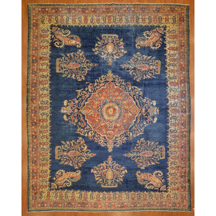Semi-Antique Mahal Carpet, Persia, 10 x 12.11